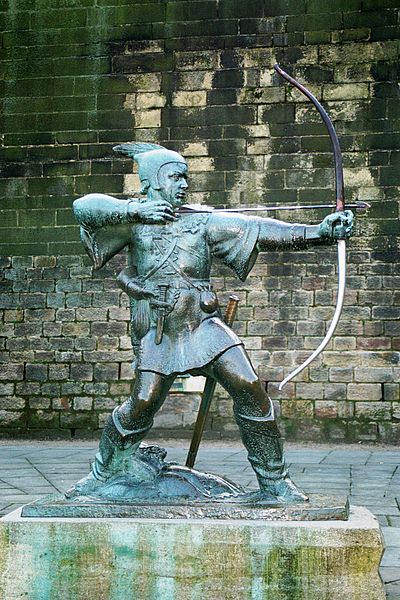 Robin Hood, el hroe folclrico ingls, fue probablemente una combinacin de varios forajidos reales y legendarios.