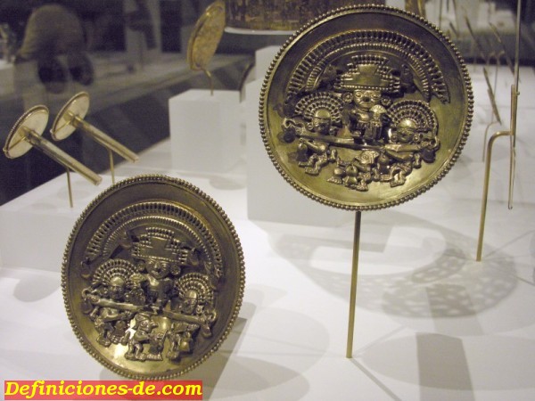 Siglo XI-XV, cultura chim. Museo Metropolitano de Nueva York.