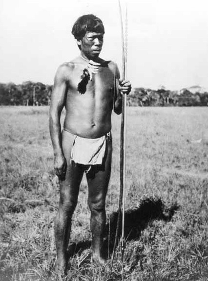 Aborigen usando un guayuco