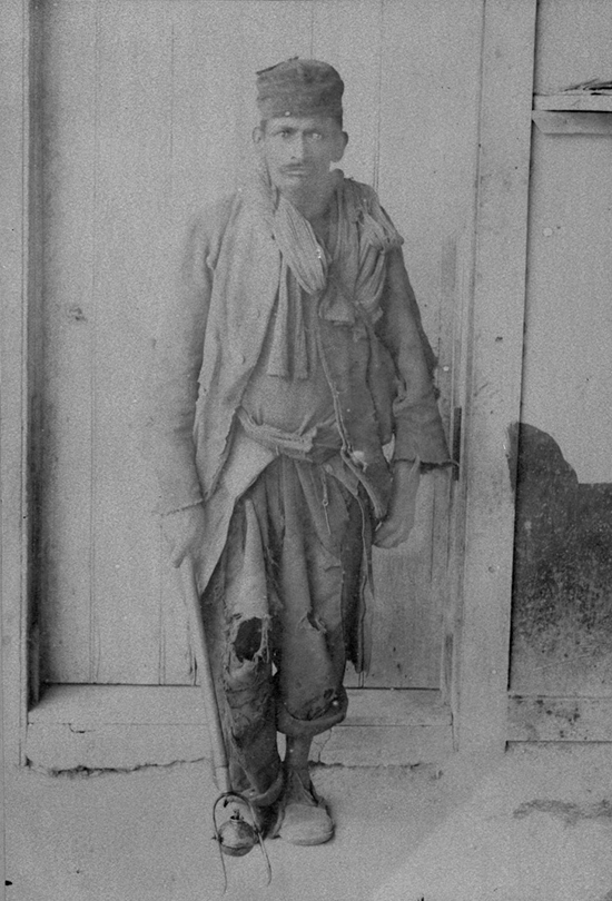 Retrato de un pirquinero, circa 1890. Fuente: Archivo Fotogrfico Museo Histrico Nacional.