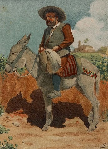 Sanchopancesco deriva de Sancho Panza.
