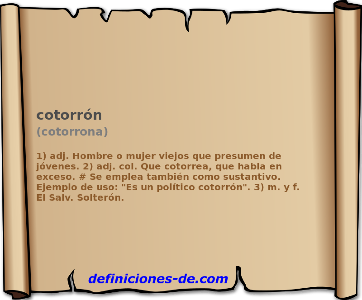 cotorrn (cotorrona)