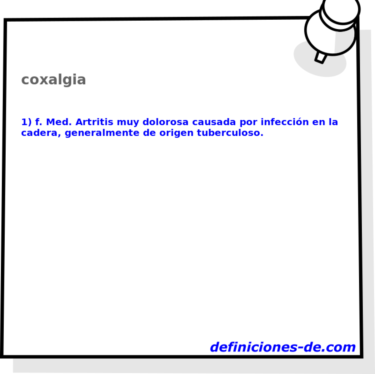 coxalgia 