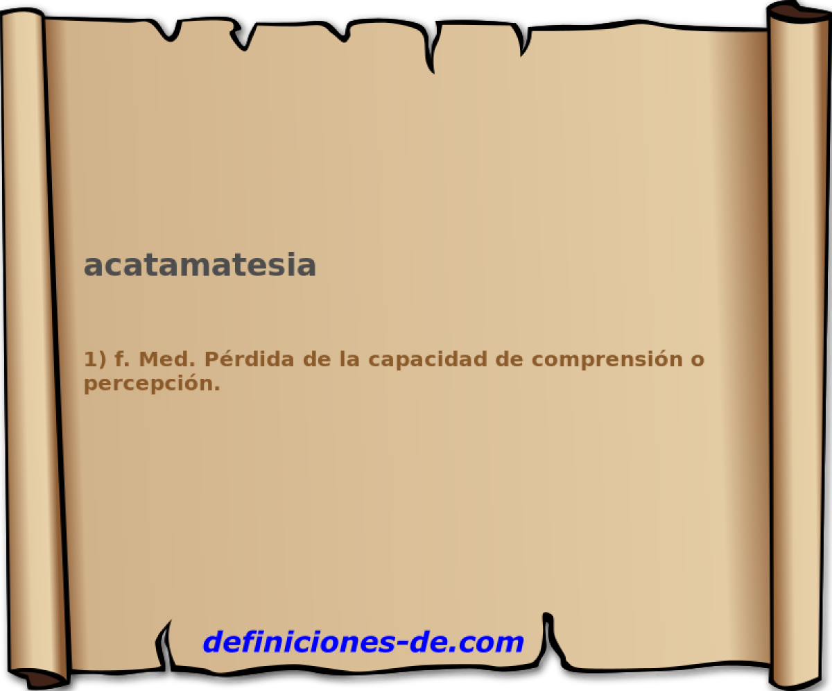 acatamatesia 