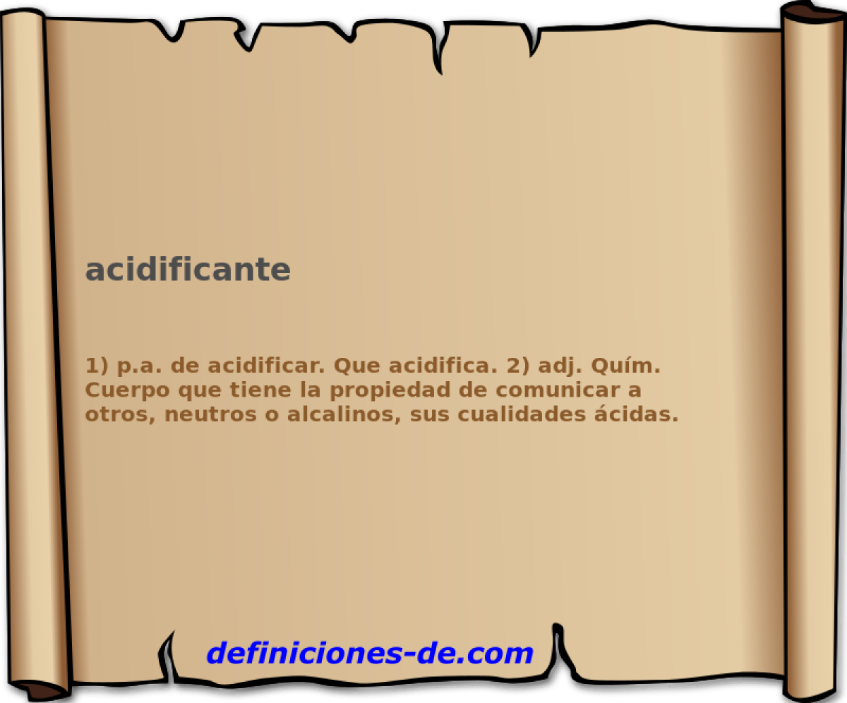 acidificante 