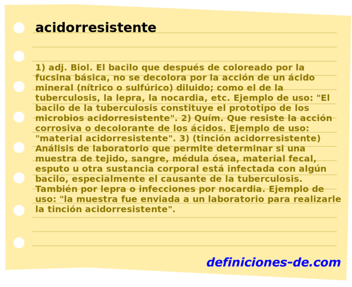 acidorresistente 