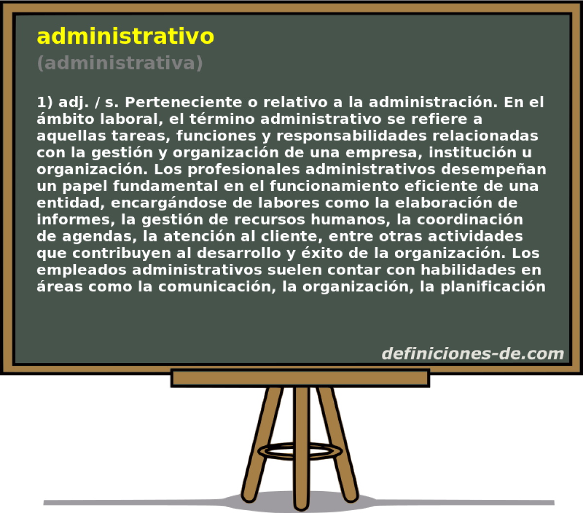 administrativo (administrativa)