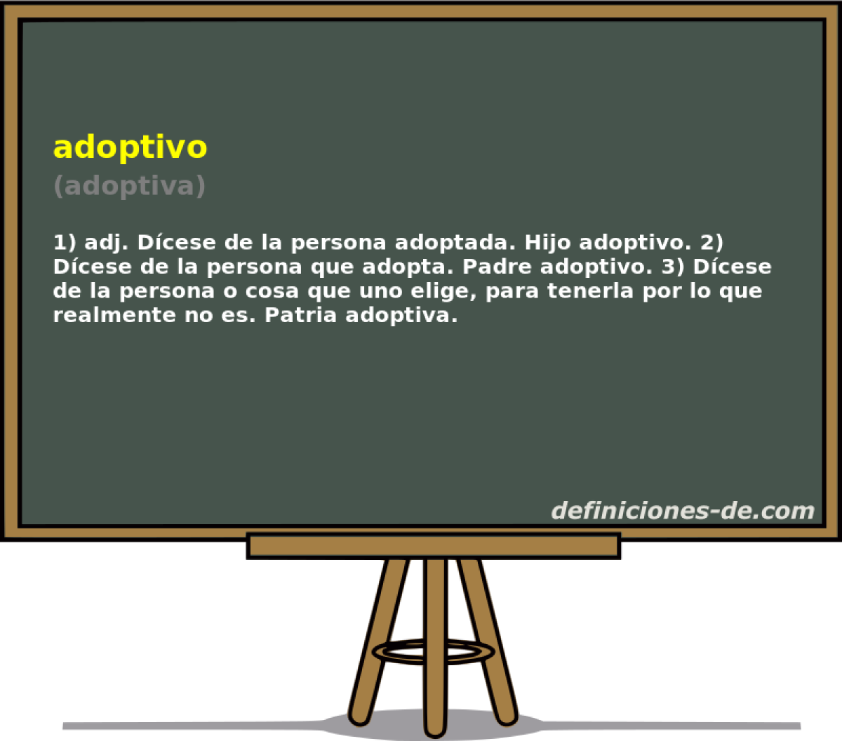 adoptivo (adoptiva)