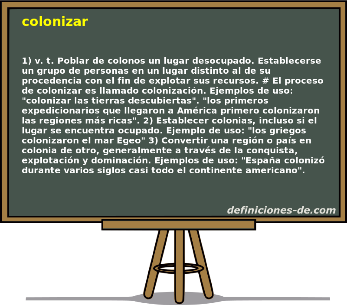 colonizar 