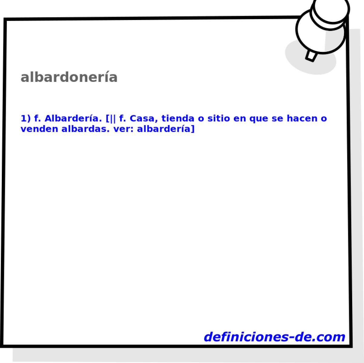 albardonera 