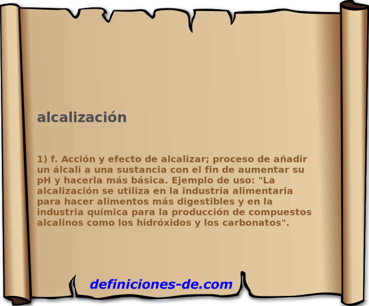 alcalizacin 