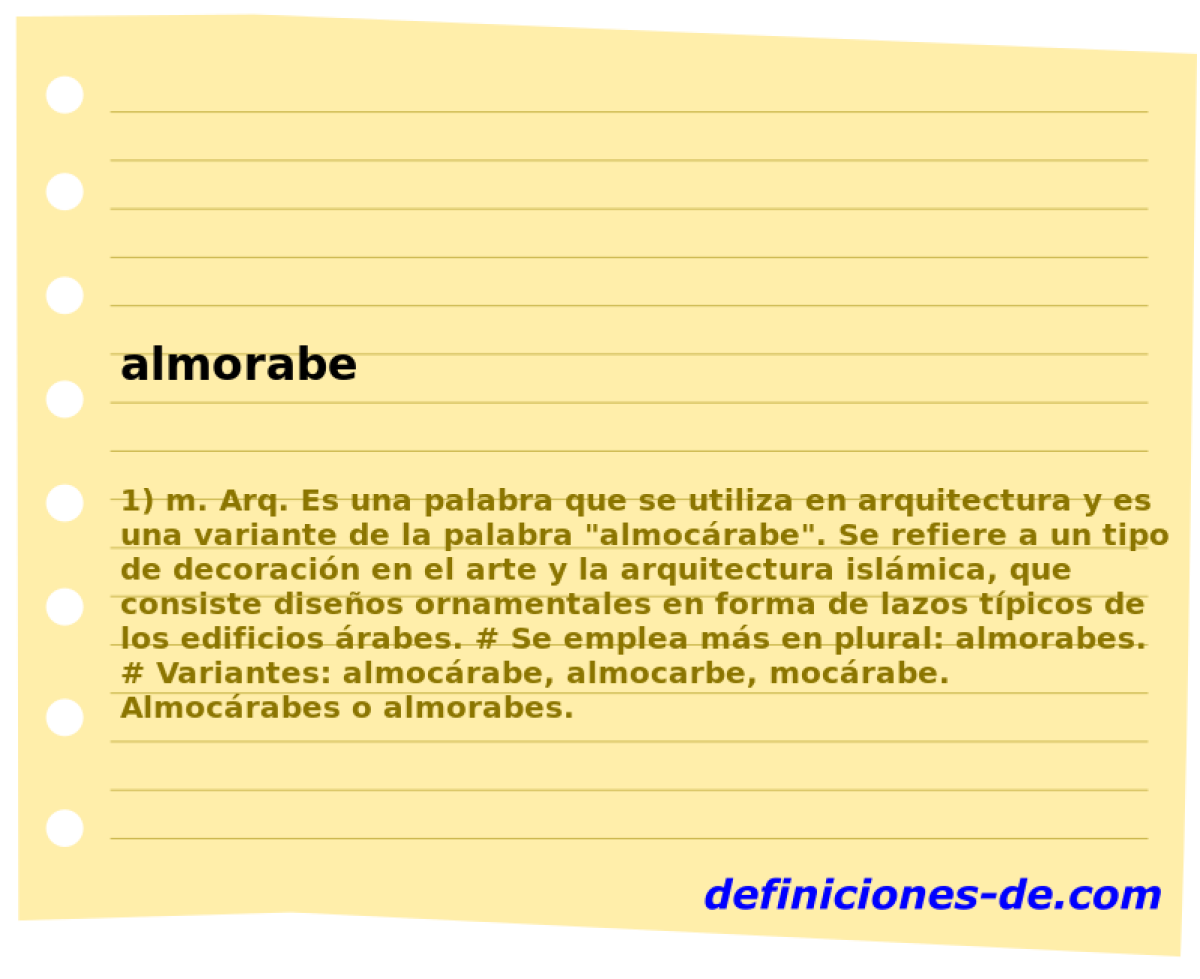 almorabe 