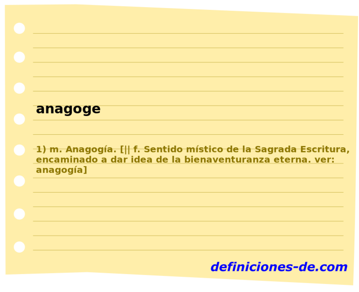 anagoge 