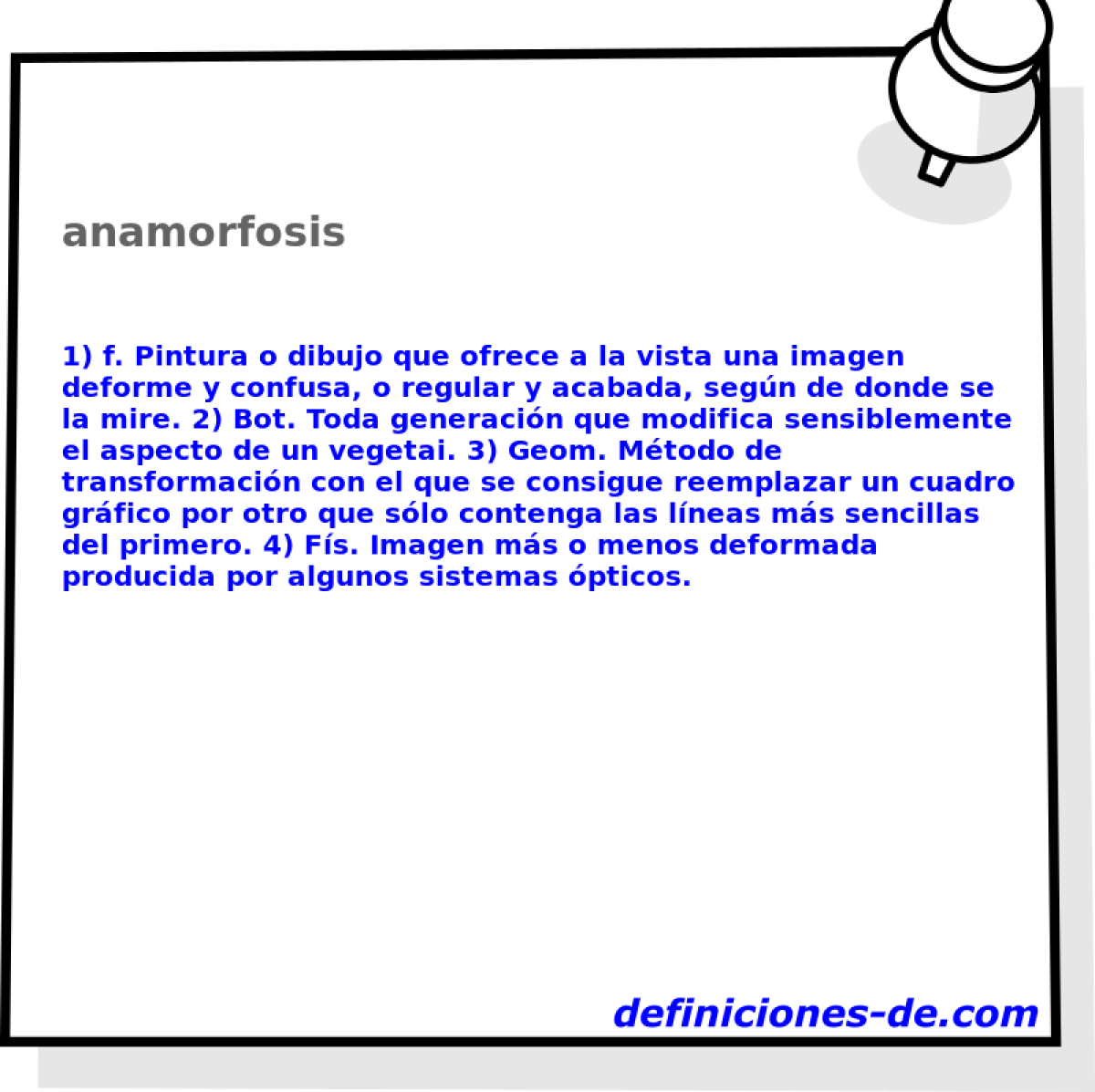 anamorfosis 