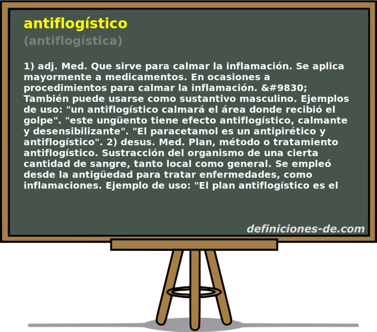 antiflogstico (antiflogstica)