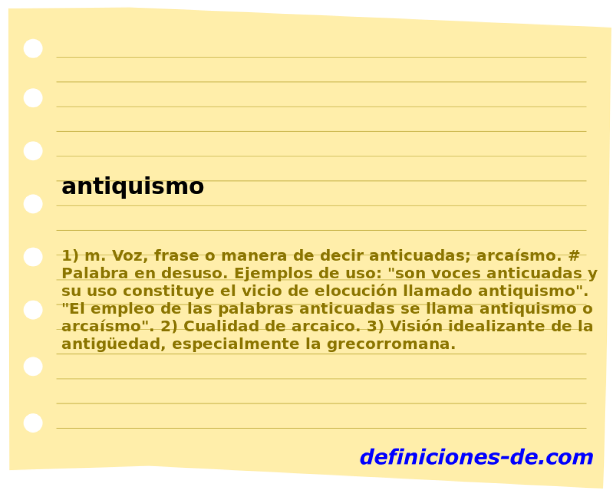 antiquismo 