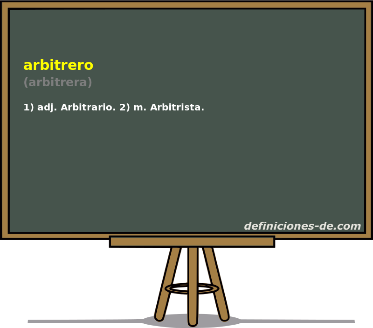 arbitrero (arbitrera)