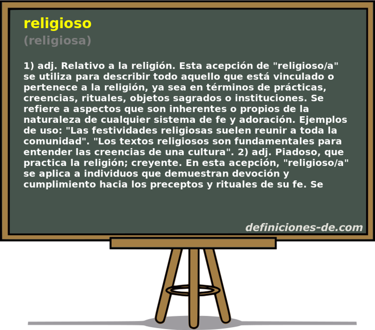 religioso (religiosa)
