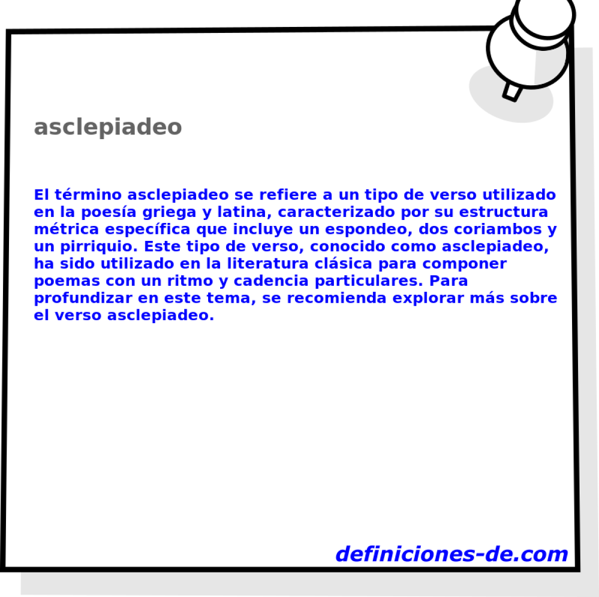 asclepiadeo 