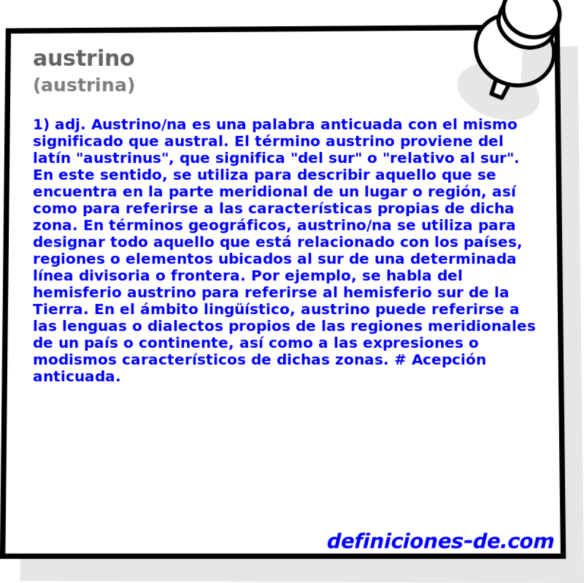 austrino (austrina)