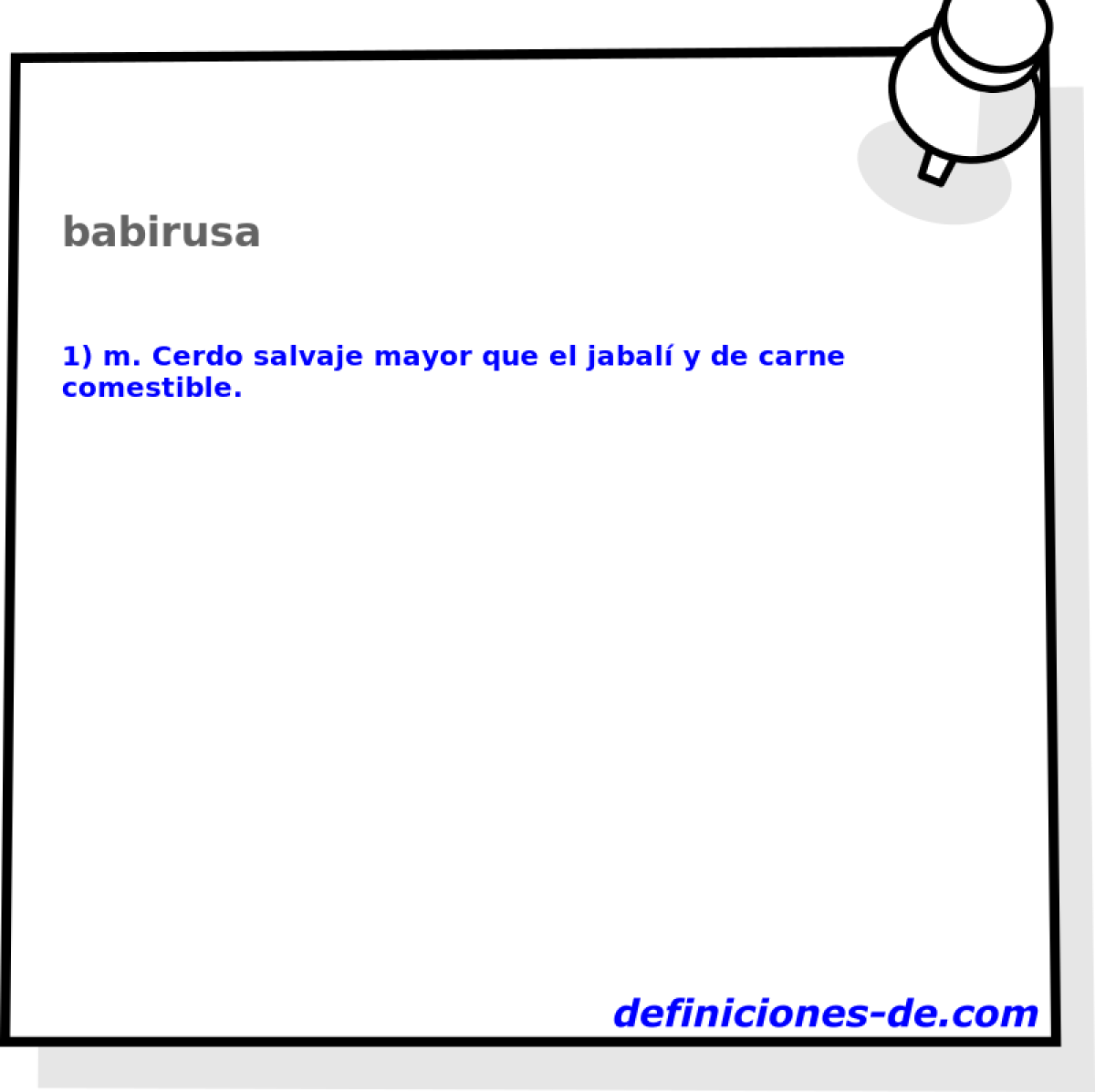 babirusa 