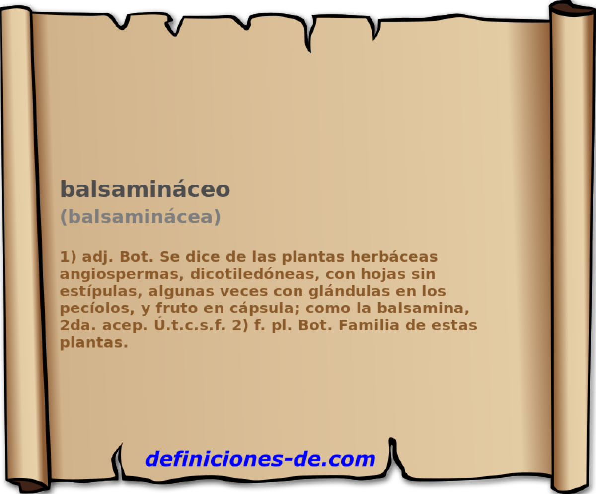 balsaminceo (balsamincea)