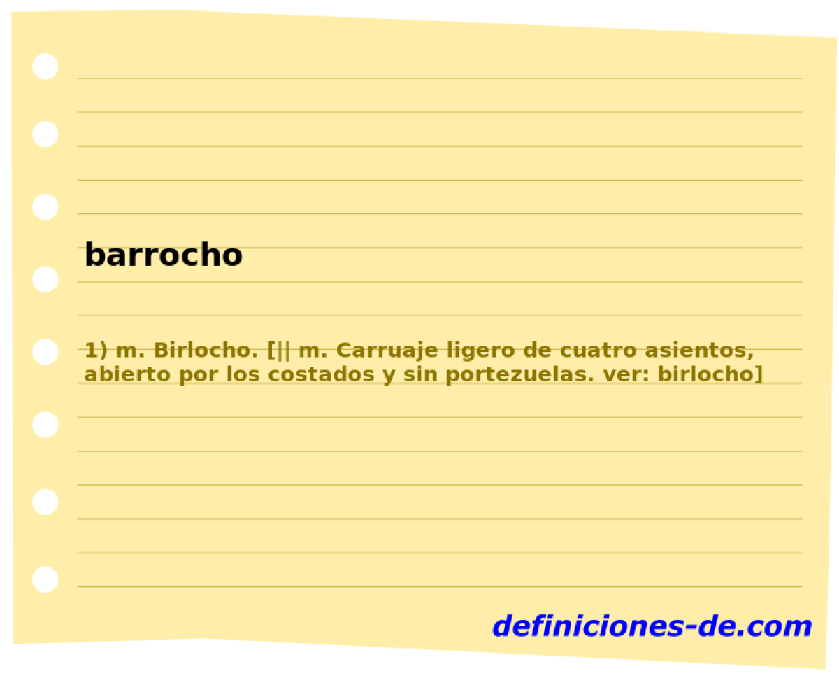 barrocho 