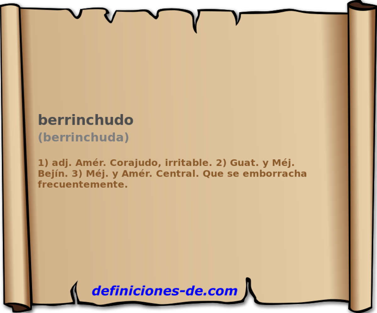 berrinchudo (berrinchuda)