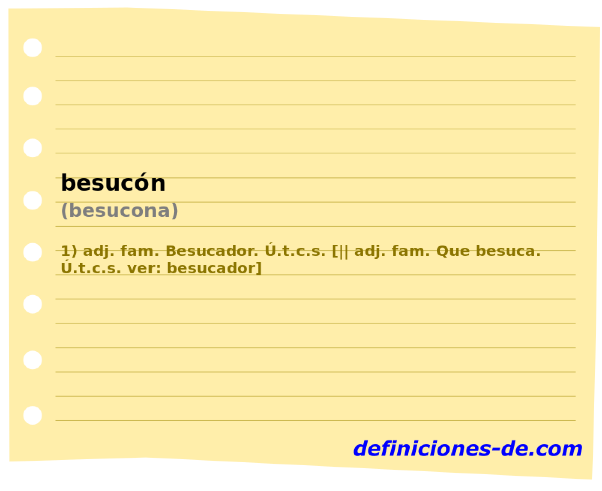 besucn (besucona)