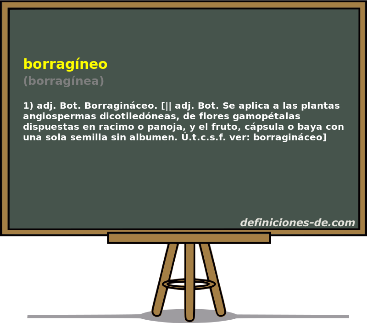 borragneo (borragnea)