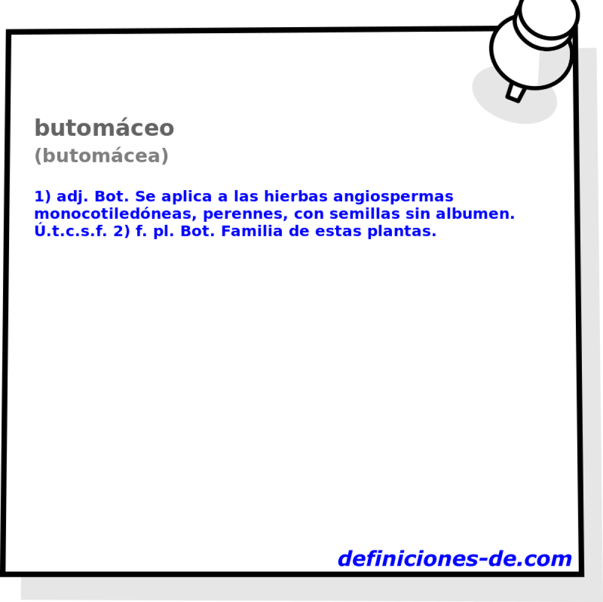 butomceo (butomcea)