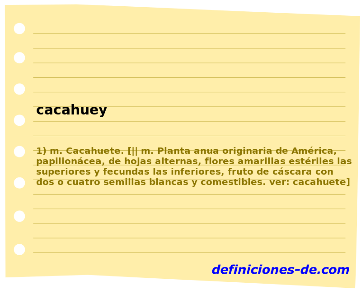 cacahuey 