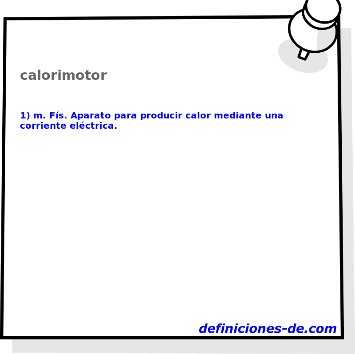 calorimotor 