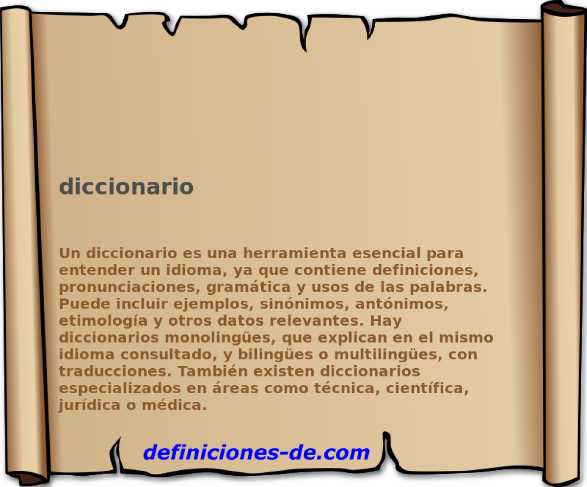 diccionario 