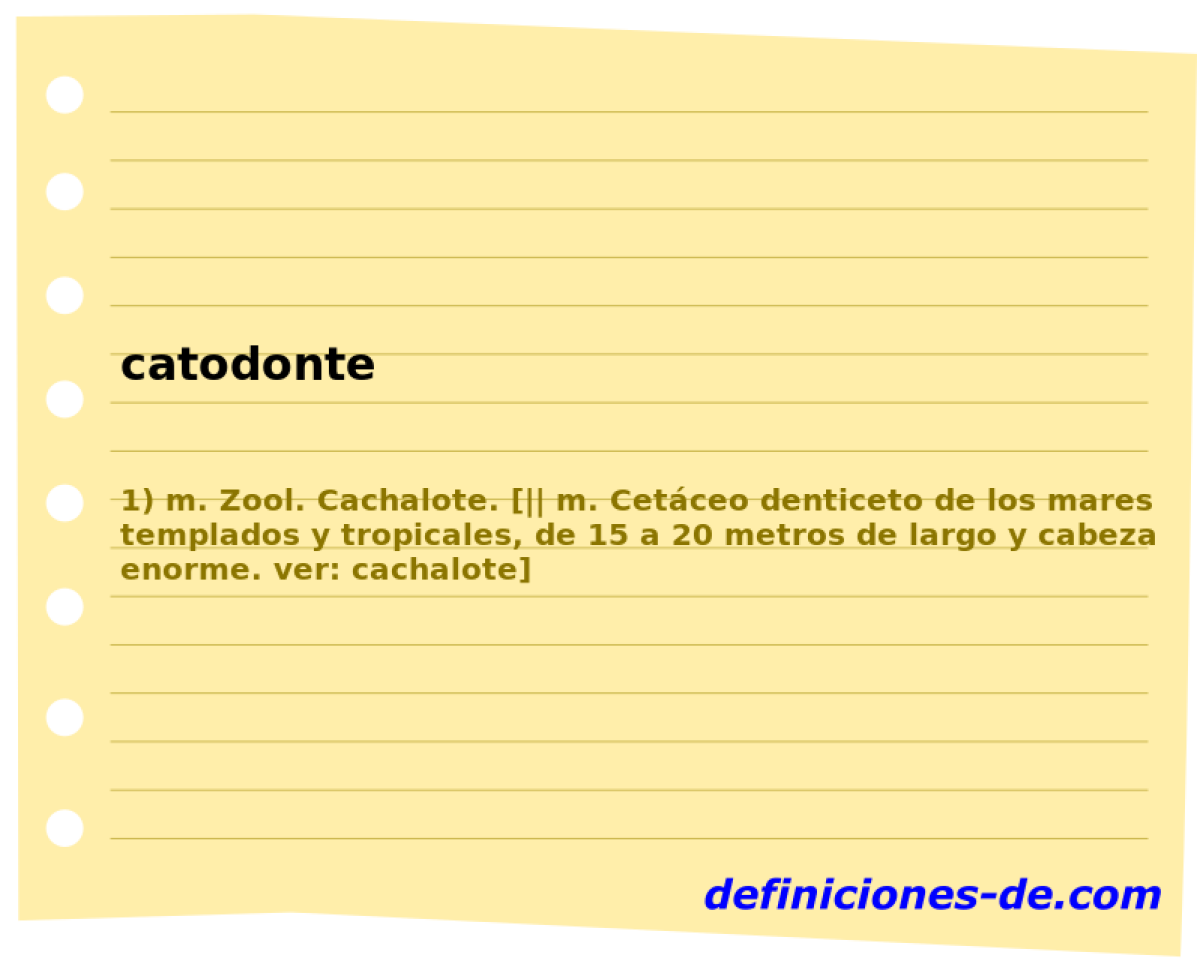 catodonte 