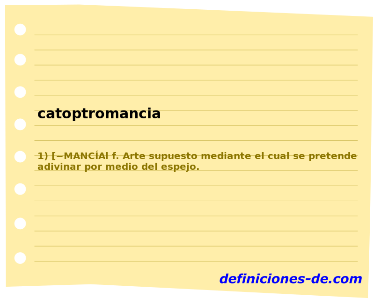 catoptromancia 
