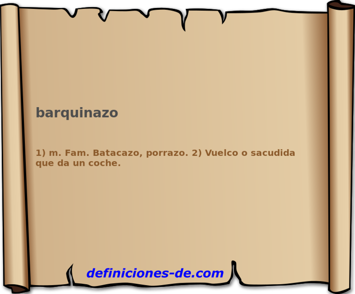 barquinazo 