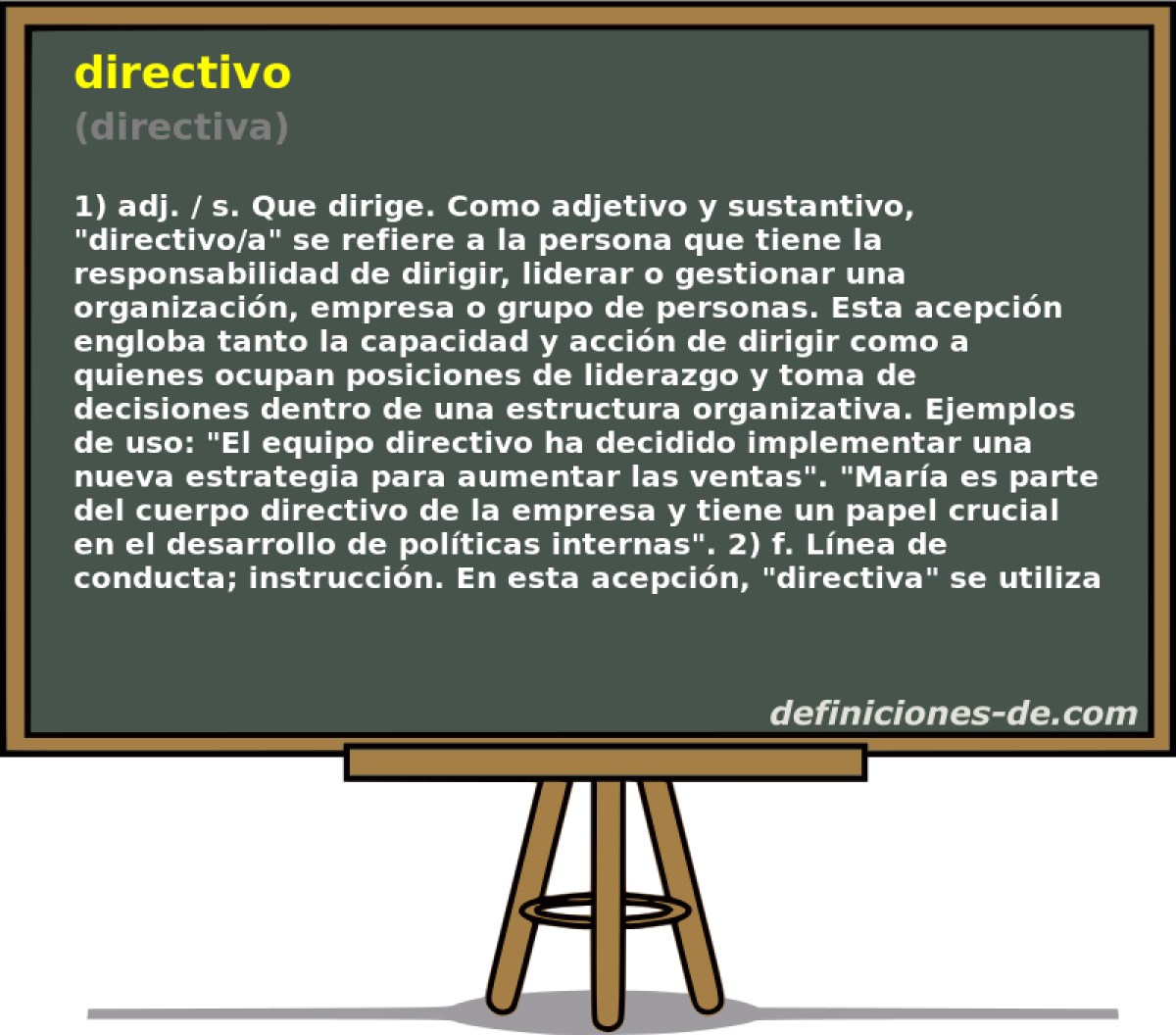 directivo (directiva)