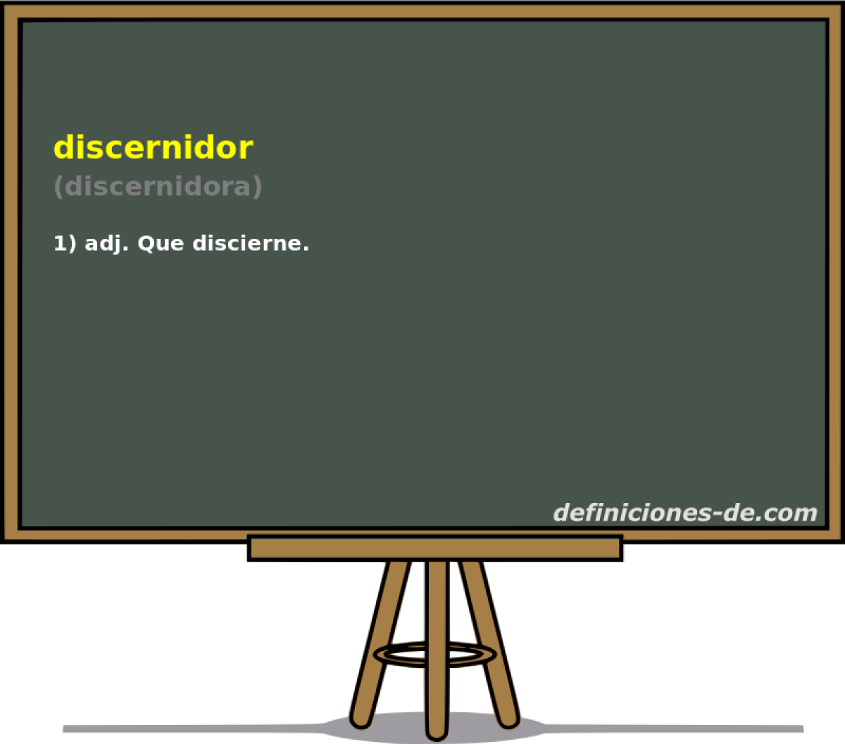 discernidor (discernidora)