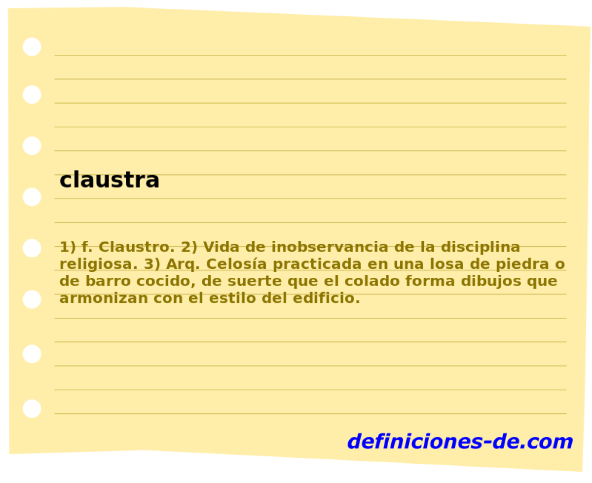 claustra 
