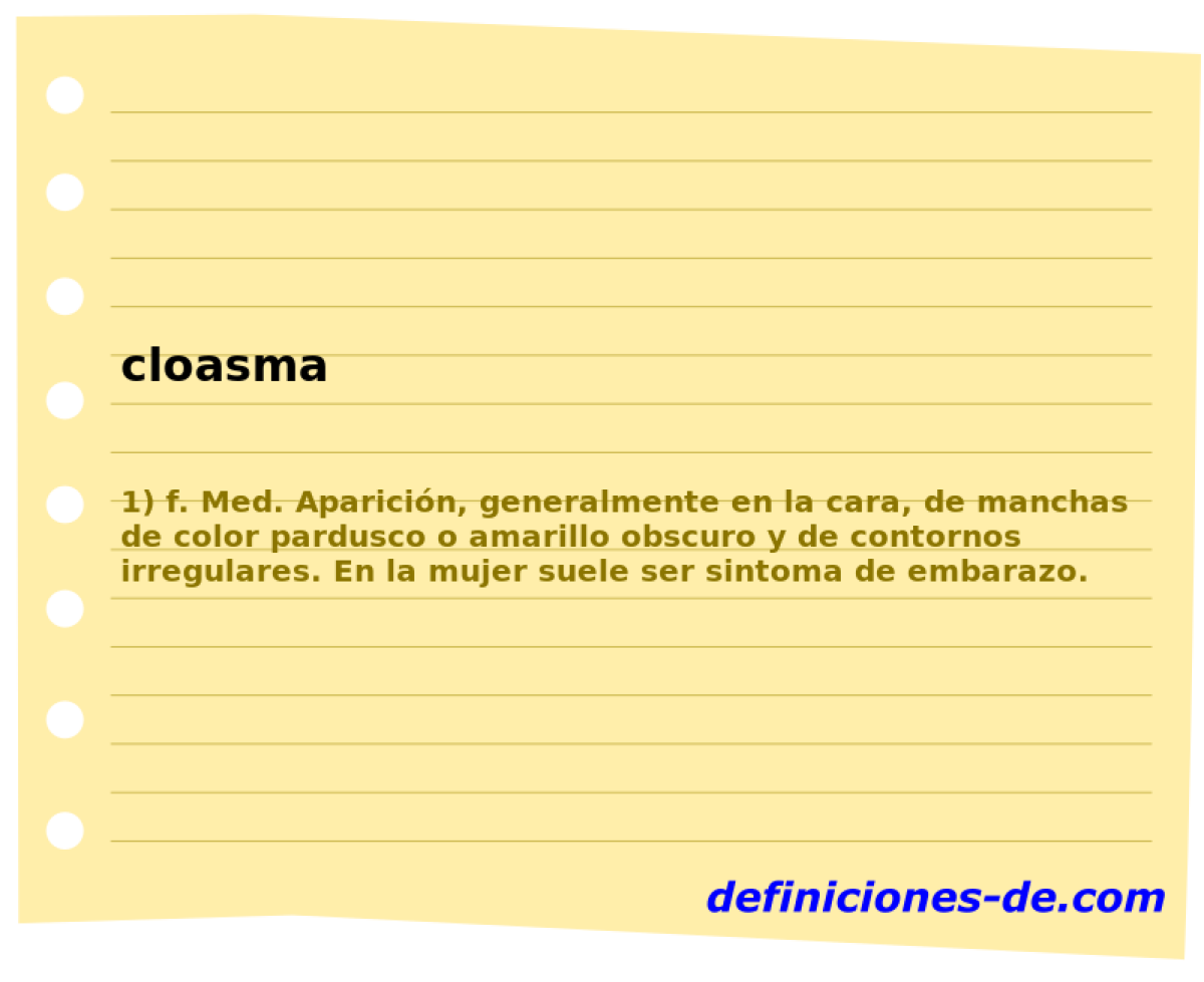 cloasma 
