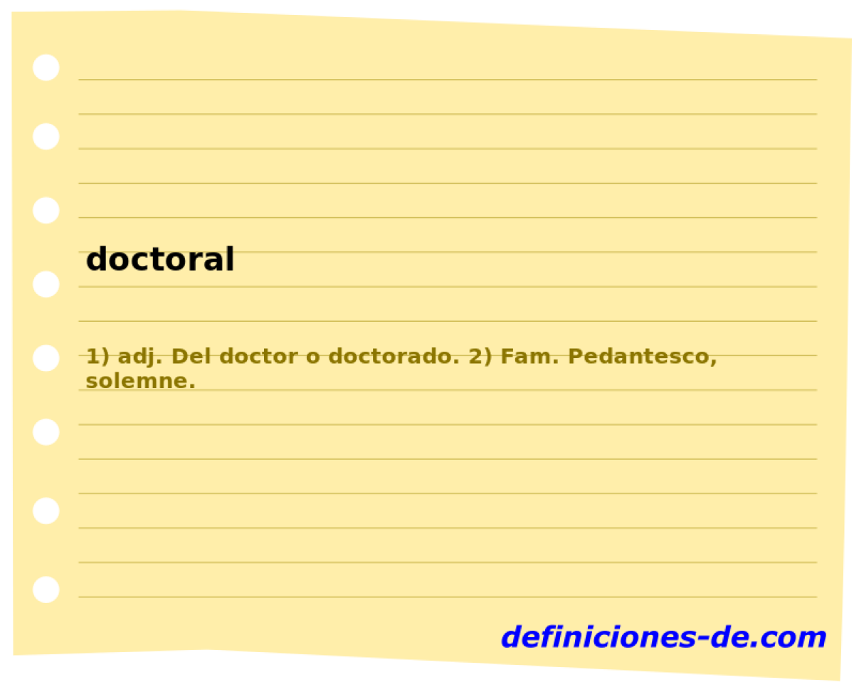 doctoral 