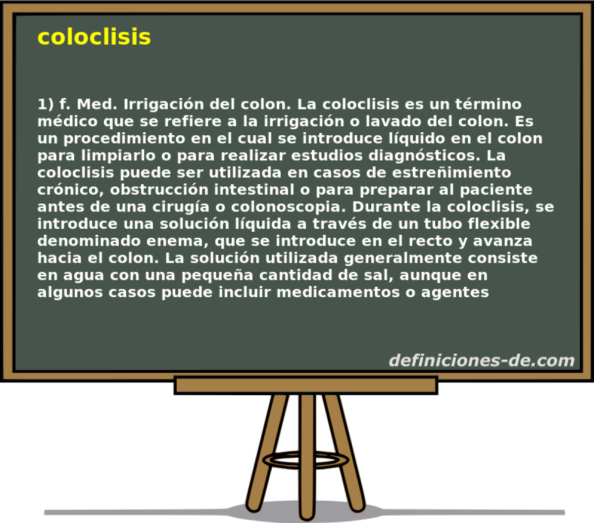 coloclisis 