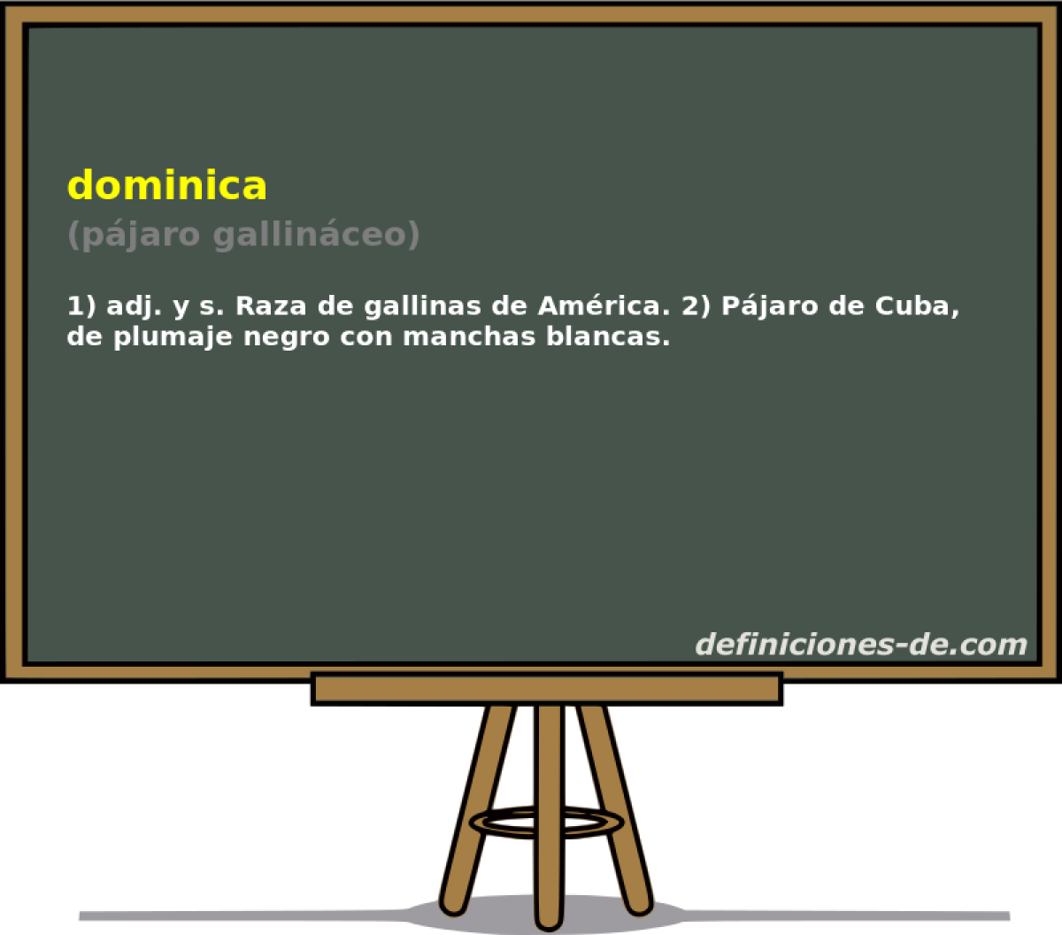 dominica (pjaro gallinceo)