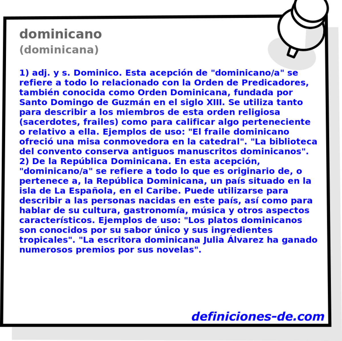 dominicano (dominicana)