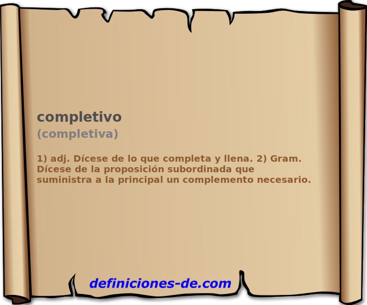 completivo (completiva)