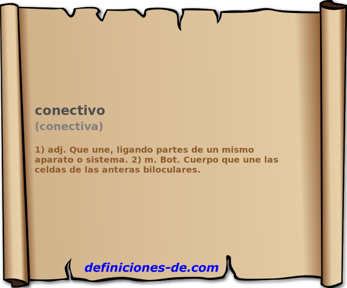 conectivo (conectiva)