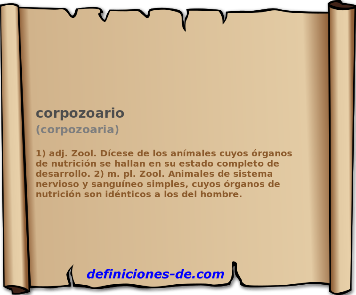 corpozoario (corpozoaria)