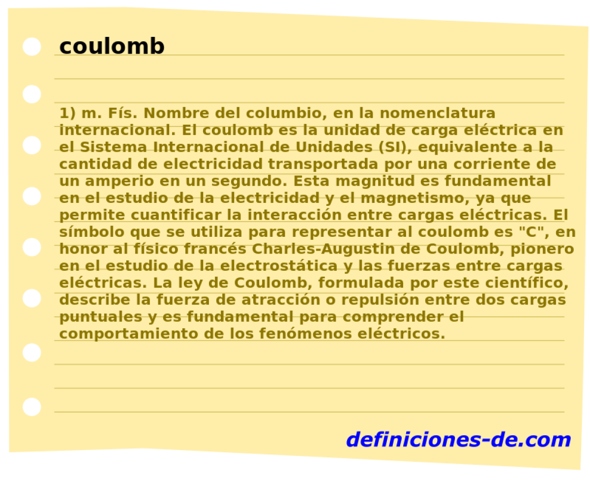 coulomb 
