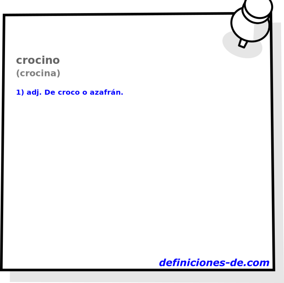 crocino (crocina)